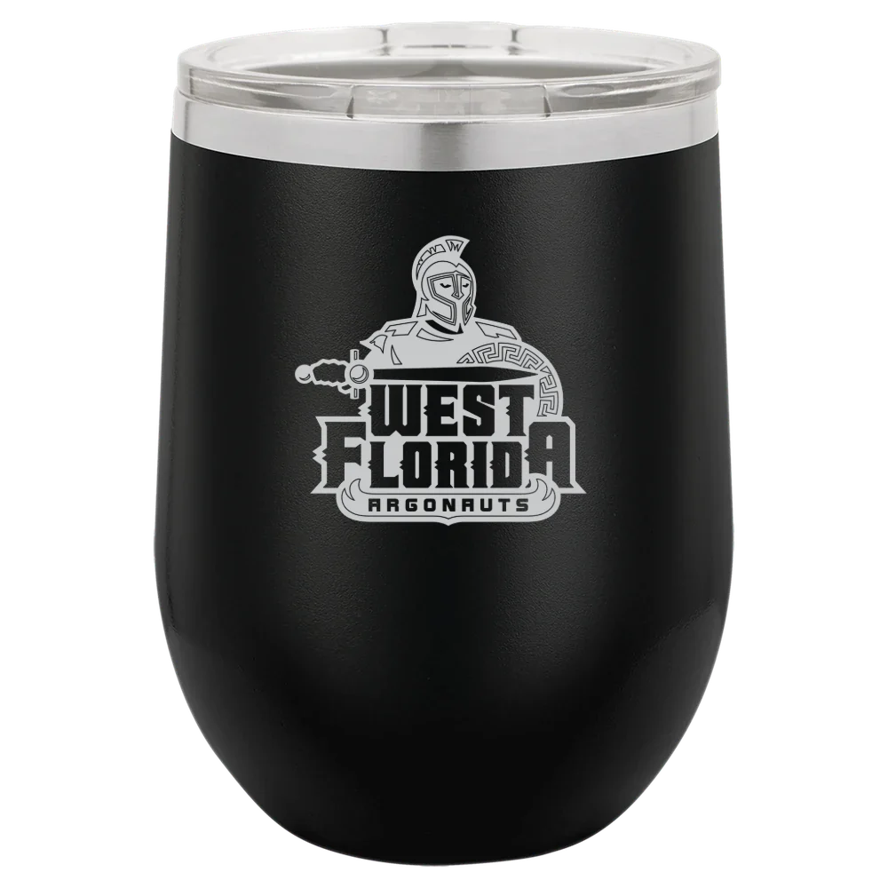 University of West Florida Polar Camel 12 oz. Stemless Wine Tumbler