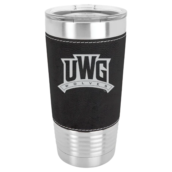 University of West Georgia Polar Camel 20 oz. Leatherette Grip Tumbler with Standard Lid