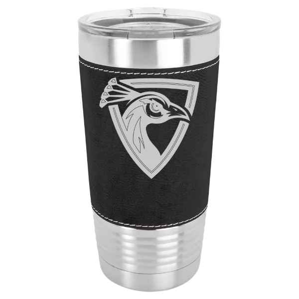 Upper Iowa University Polar Camel 20 oz. Leatherette Grip Tumbler with Standard Lid