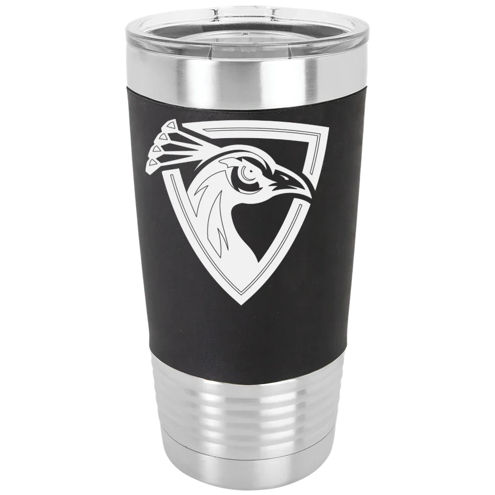 Upper Iowa University Polar Camel 20 oz. Silicone Grip Tumbler with Standard Lid