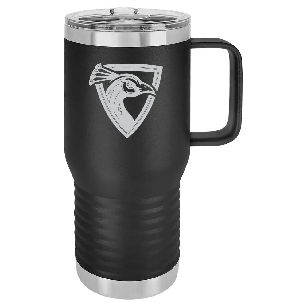 Upper Iowa University Polar Camel 20 oz. Travel Mug with Slider Lid