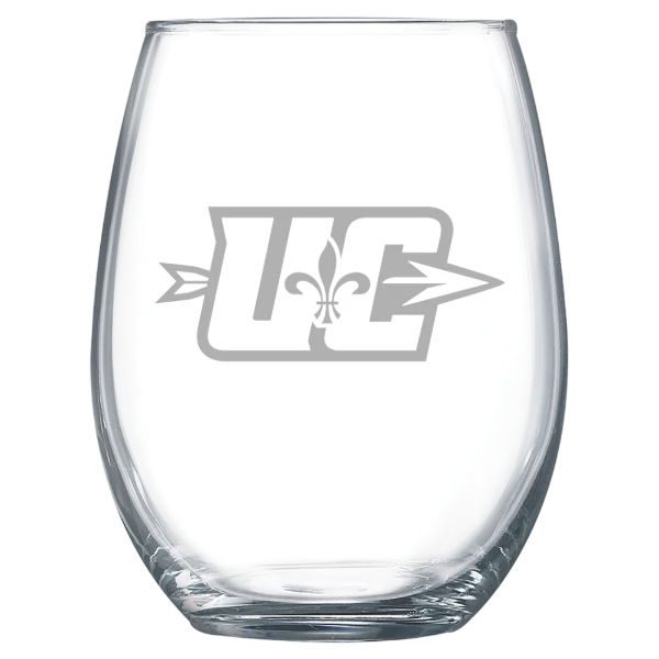 Ursuline College Polar Camel 15 oz. Stemless Wine Glass