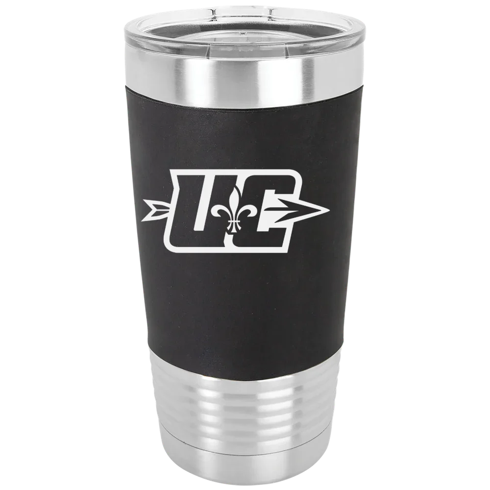 Ursuline College Polar Camel 20 oz. Silicone Grip Tumbler with Standard Lid