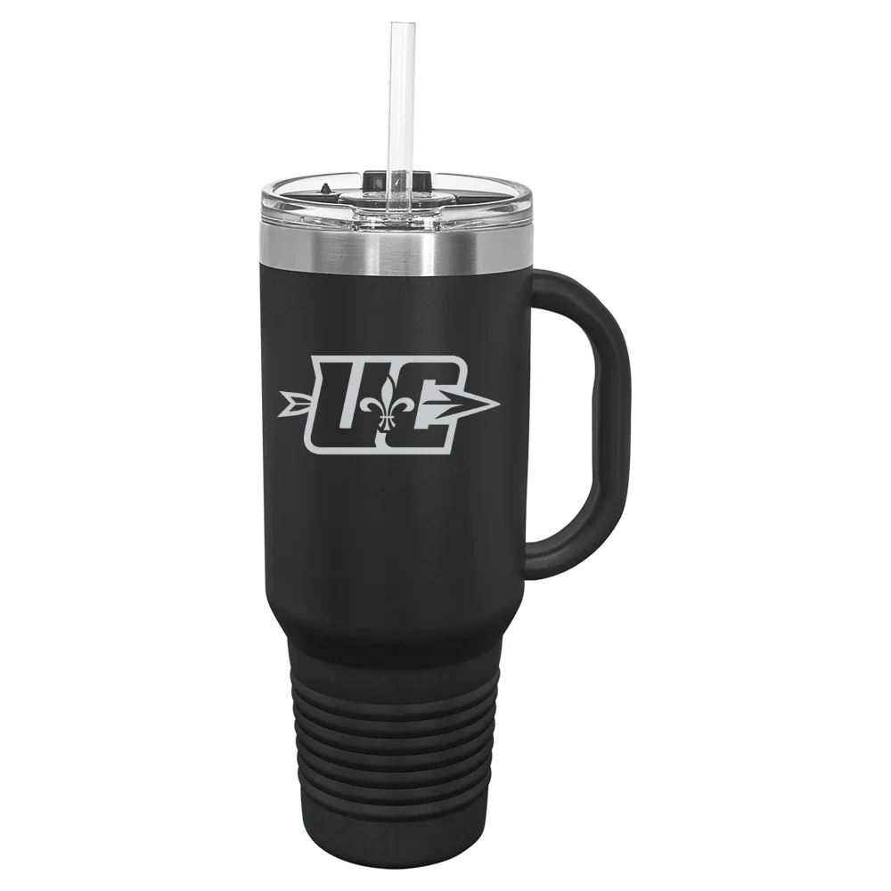 Ursuline College Polar Camel 40 oz. Travel Mug with Snap Lid & Straw