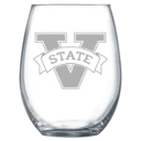 Valdosta State University Polar Camel 15 oz. Stemless Wine Glass