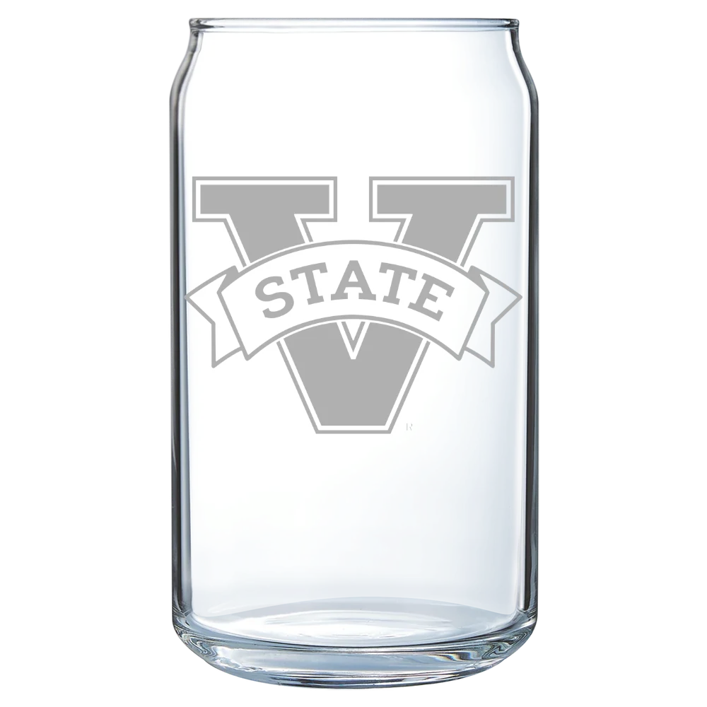 Valdosta State University Polar Camel 16 oz. Can Glass