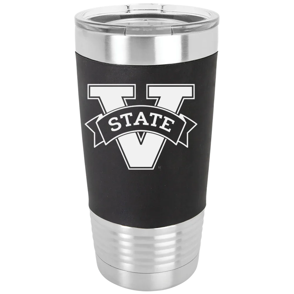 Valdosta State University Polar Camel 20 oz. Silicone Grip Tumbler with Standard Lid