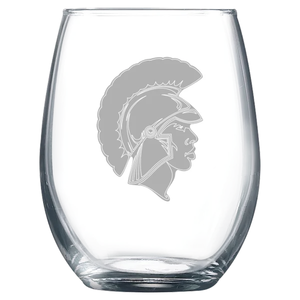 Virginia State University Polar Camel 9 oz. Stemless Wine Glass