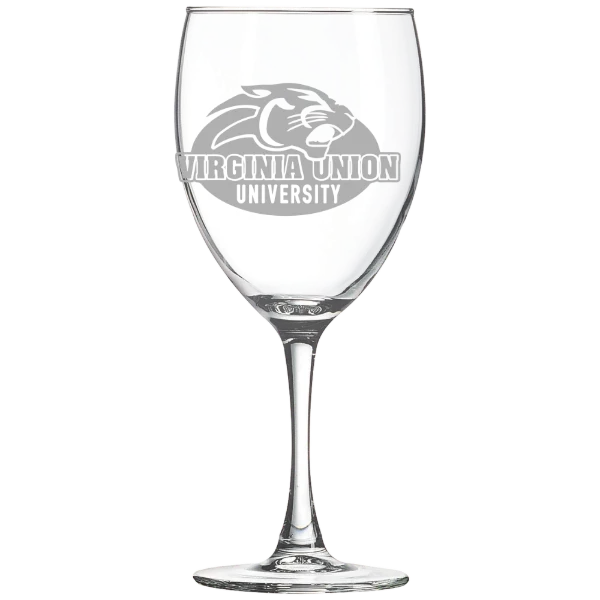 Virginia Union University Polar Camel 10 1/2 oz. Wine Glass
