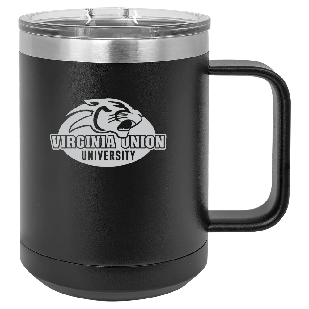 Virginia Union University Polar Camel 15 oz. Mug with Slider Lid
