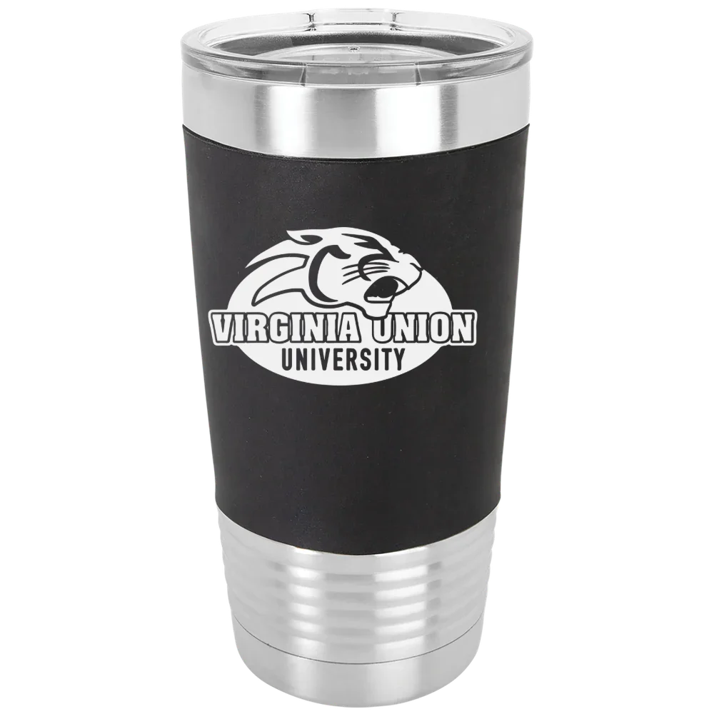 Virginia Union University Polar Camel 20 oz. Silicone Grip Tumbler with Standard Lid
