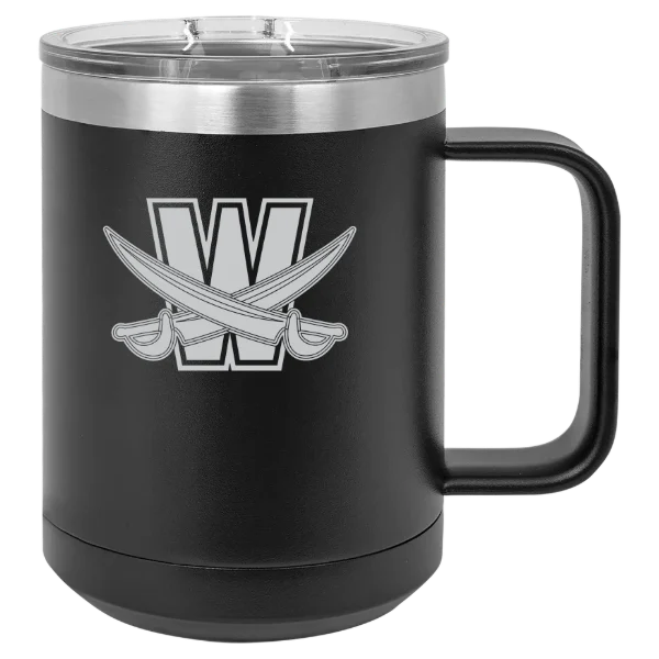 Walsh University Polar Camel 15 oz. Mug with Slider Lid