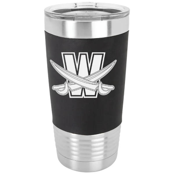 Walsh University Polar Camel 20 oz. Silicone Grip Tumbler with Standard Lid