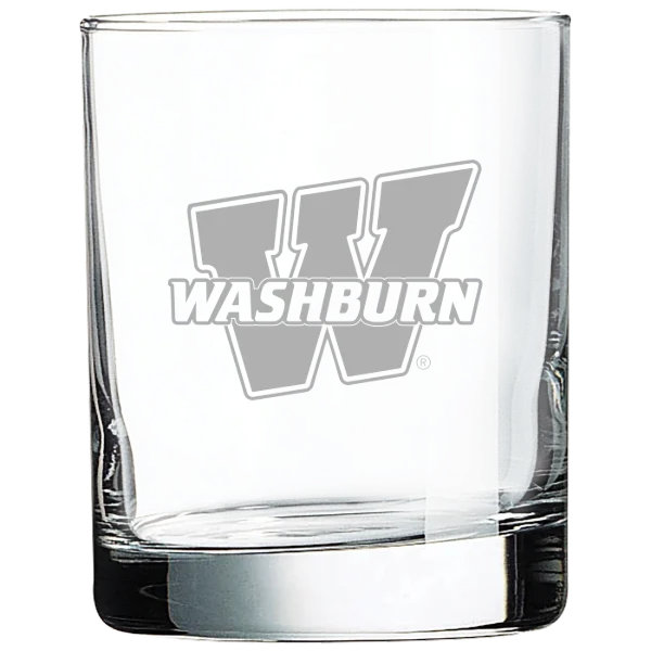 Washburn University Polar Camel 10 1/2 oz. On The Rocks Glass