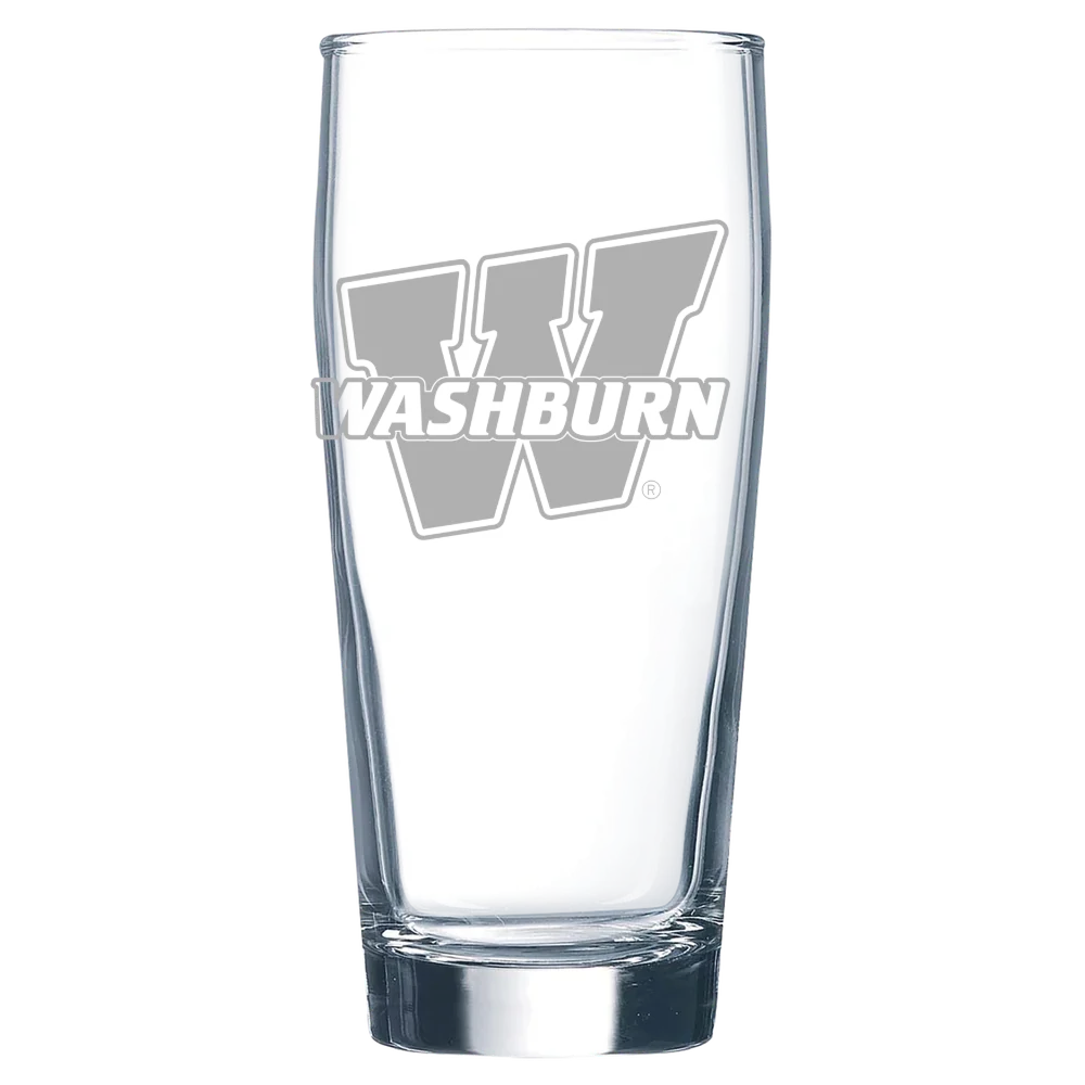 Washburn University Polar Camel 16 oz. Willi Becher Beer Glass