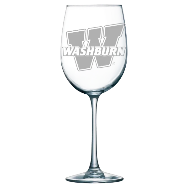 Washburn University Polar Camel 19 oz. Wine Glass