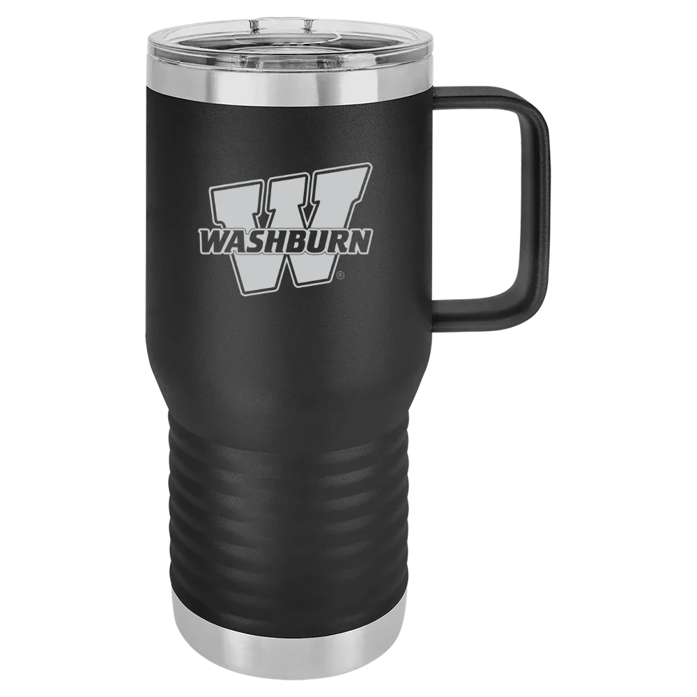 Washburn University Polar Camel 20 oz. Travel Mug with Slider Lid
