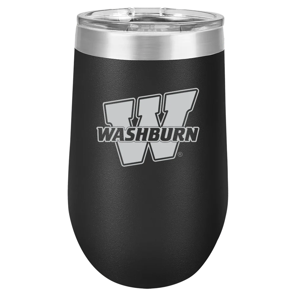Washburn University Polar Camel 16 oz. Stemless Wine Tumbler