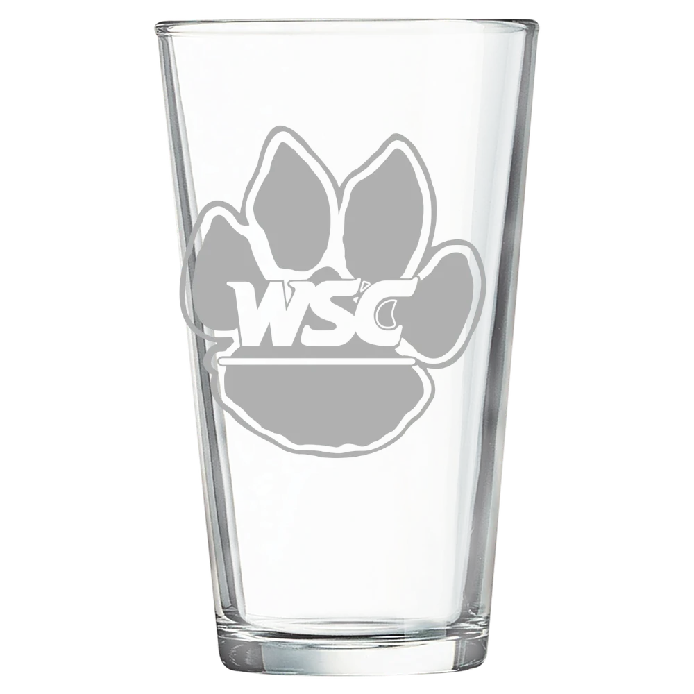 Wayne State College (Nebraska) Polar Camel 16 oz. Pint Mixing Glass