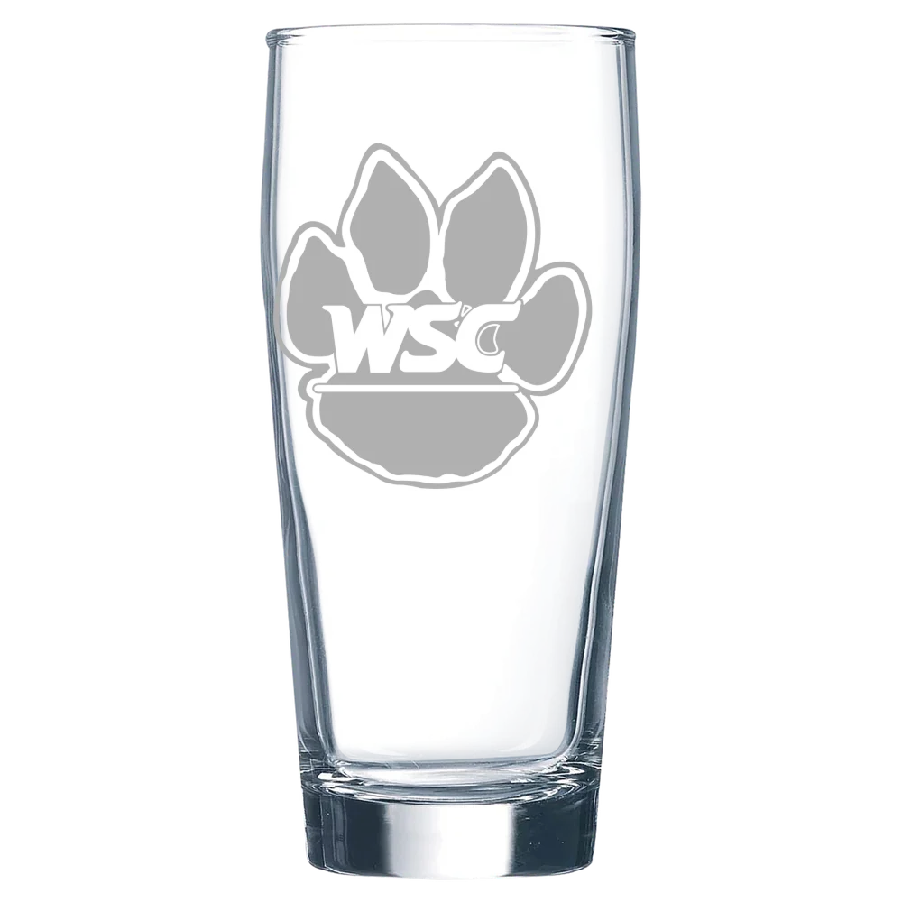 Wayne State College (Nebraska) Polar Camel 16 oz. Willi Becher Beer Glass