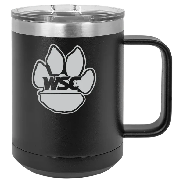 Wayne State College (Nebraska) Polar Camel 15 oz. Mug with Slider Lid