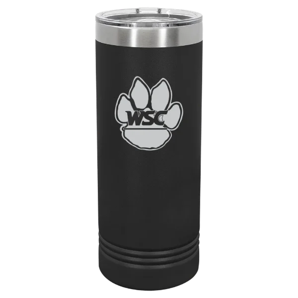 Wayne State College (Nebraska) Polar Camel 22 oz. Skinny Tumbler with Slider Lid