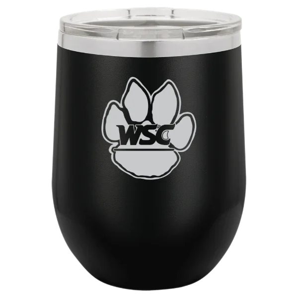 Wayne State College (Nebraska) Polar Camel 12 oz. Stemless Wine Tumbler