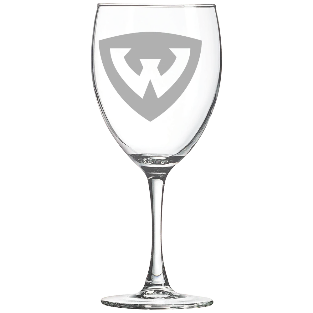 Wayne State University (Michigan) Polar Camel 10 1/2 oz. Wine Glass