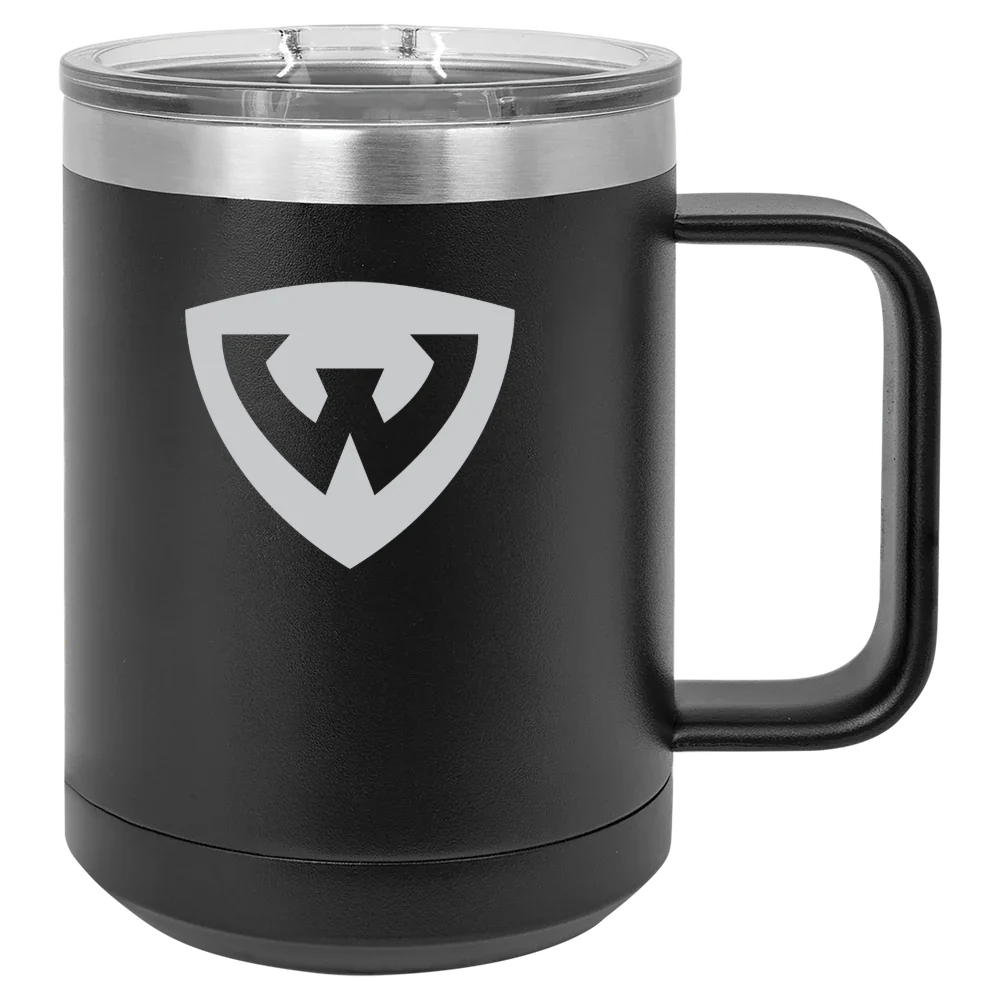 Wayne State University (Michigan) Polar Camel 15 oz. Mug with Slider Lid