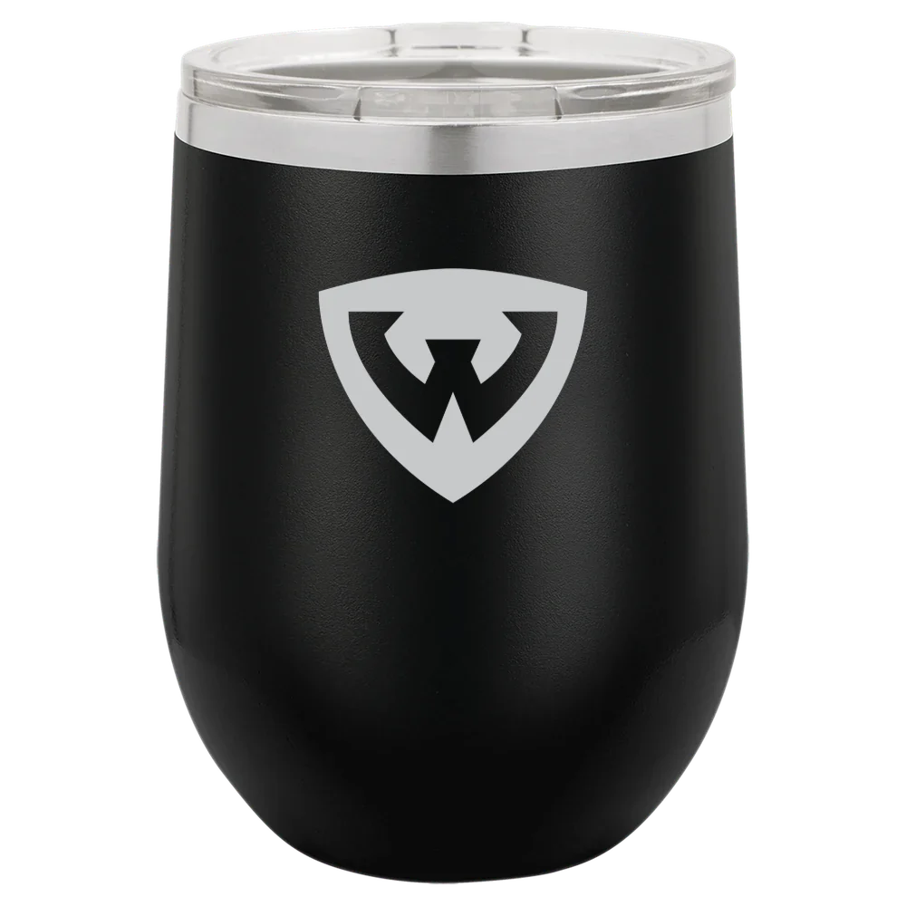 Wayne State University (Michigan) Polar Camel 12 oz. Stemless Wine Tumbler