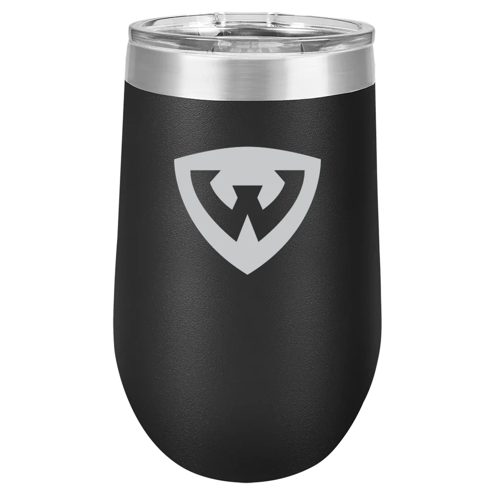 Wayne State University (Michigan) Polar Camel 16 oz. Stemless Wine Tumbler