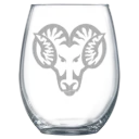 West Chester University of Pennsylvania Polar Camel 15 oz. Stemless Wine Glass