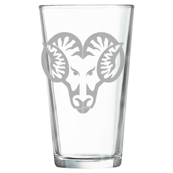 West Chester University of Pennsylvania Polar Camel 16 oz. Pint Mixing Glass
