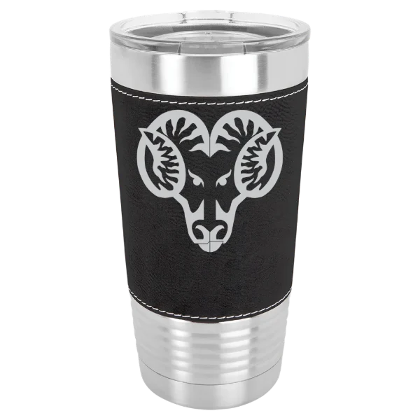 West Chester University of Pennsylvania Polar Camel 20 oz. Leatherette Grip Tumbler with Standard Lid