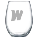 West Liberty University Polar Camel 15 oz. Stemless Wine Glass