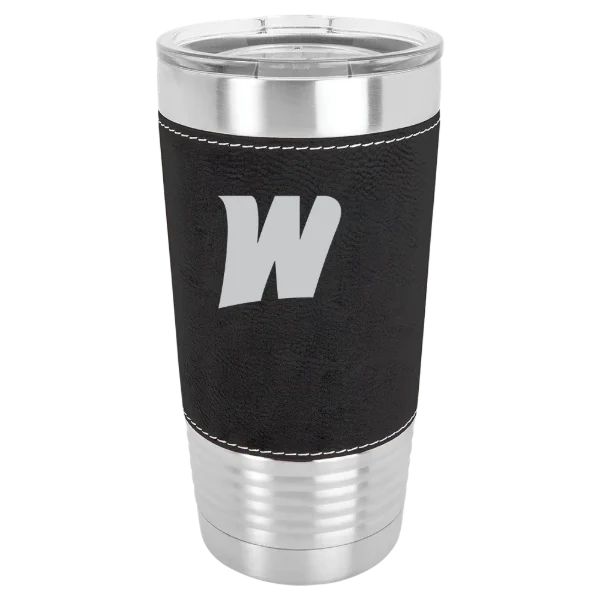 West Liberty University Polar Camel 20 oz. Leatherette Grip Tumbler with Standard Lid
