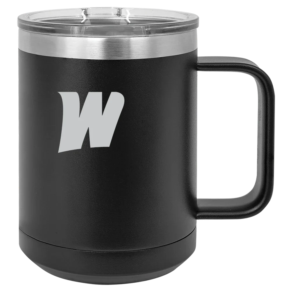 West Liberty University Polar Camel 15 oz. Mug with Slider Lid