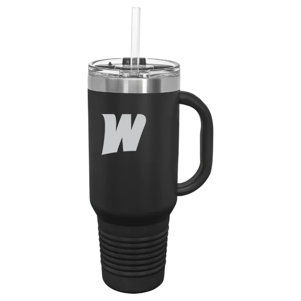 West Liberty University Polar Camel 40 oz. Travel Mug with Snap Lid & Straw
