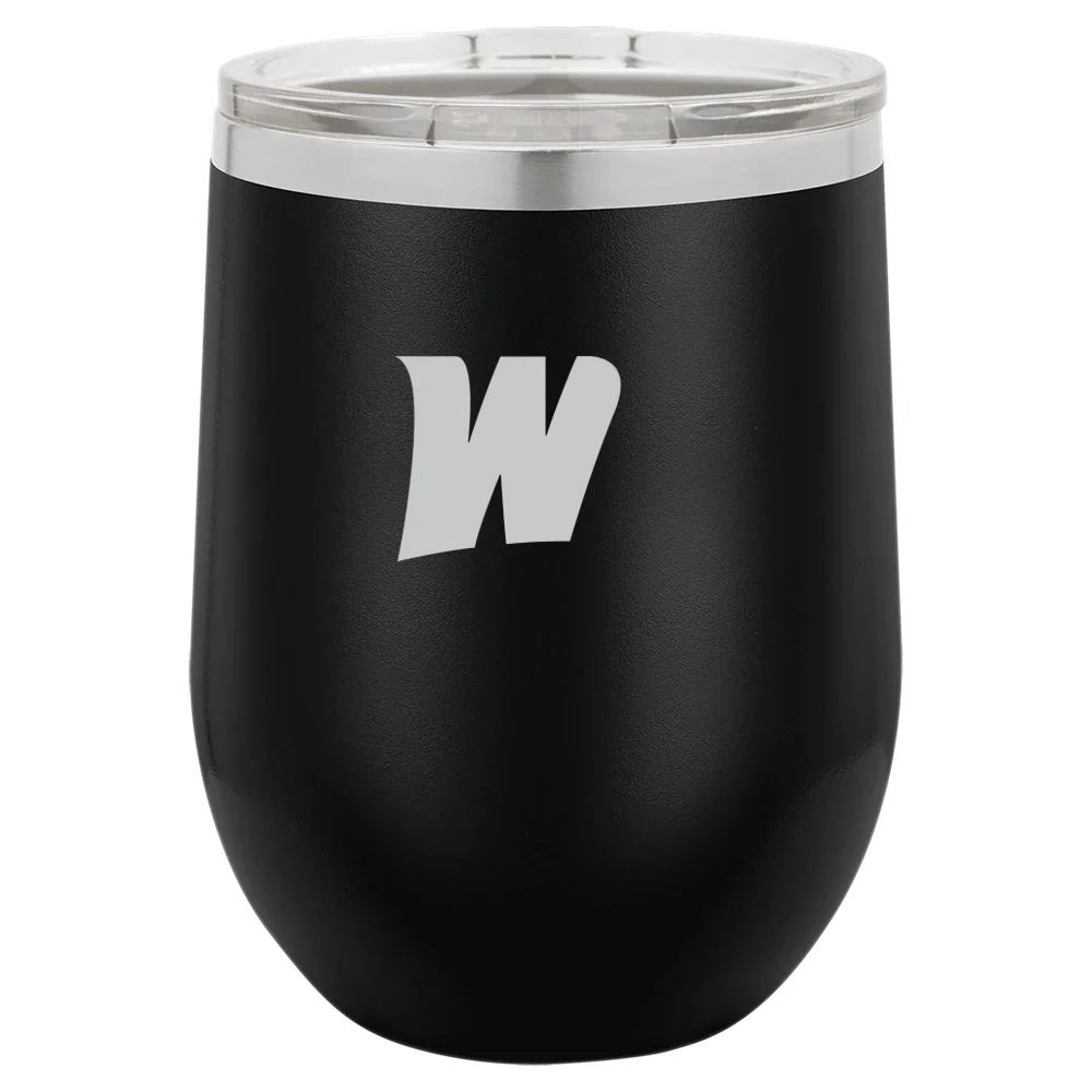 West Liberty University Polar Camel 12 oz. Stemless Wine Tumbler