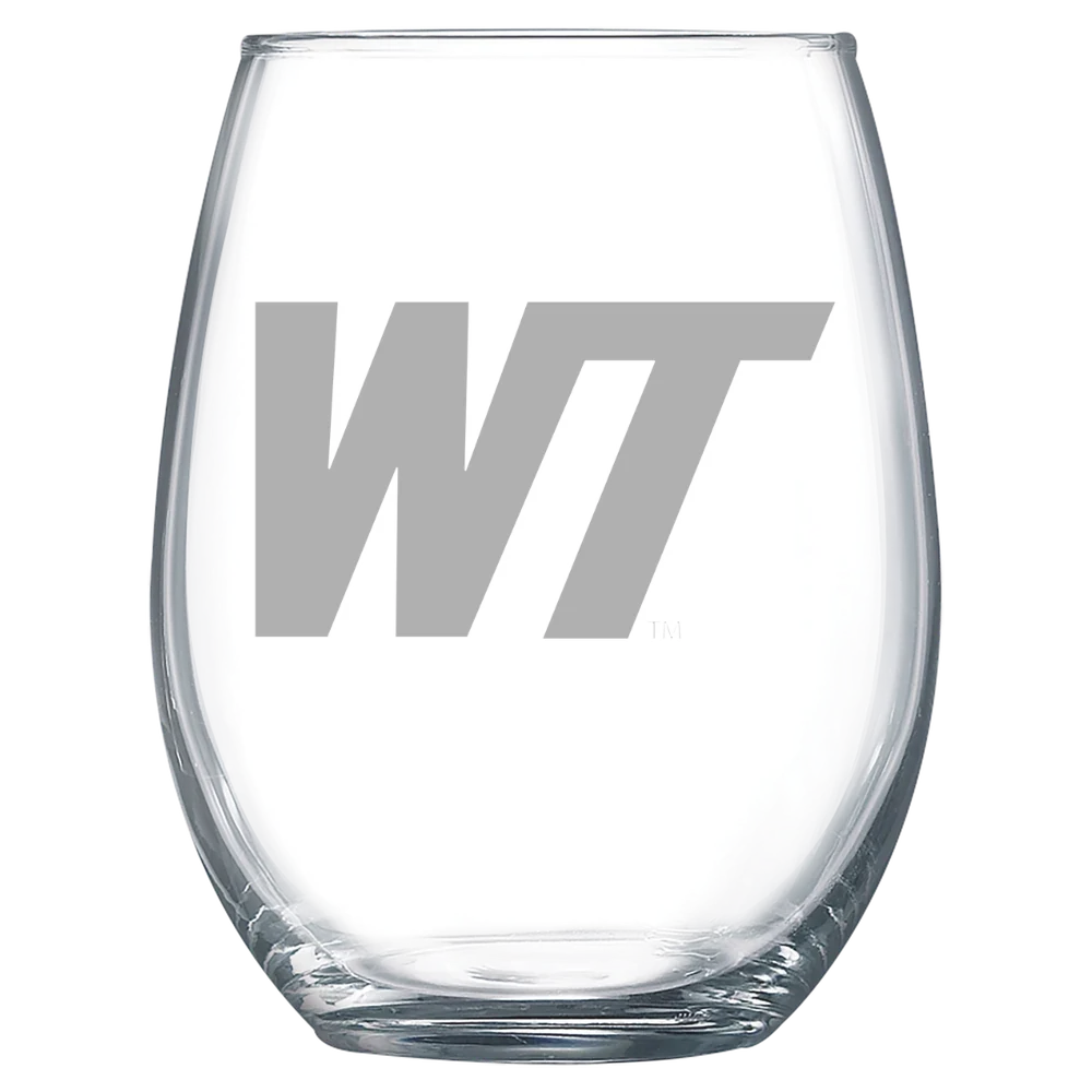 West Texas A&M University Polar Camel 15 oz. Stemless Wine Glass