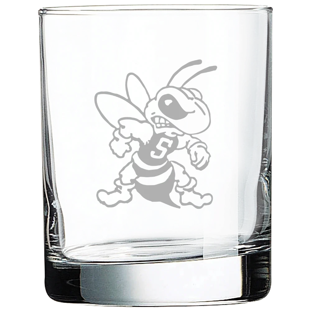 West Virginia State University Polar Camel 10 1/2 oz. On The Rocks Glass