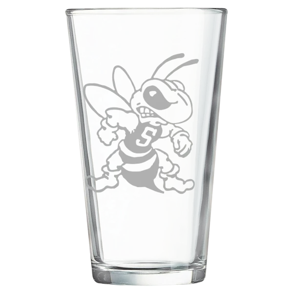 West Virginia State University Polar Camel 16 oz. Pint Mixing Glass