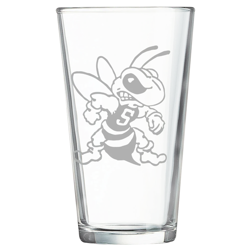 West Virginia State University Polar Camel 16 oz. Pint Mixing Glass
