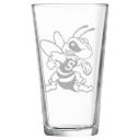 West Virginia State University Polar Camel 16 oz. Pint Mixing Glass