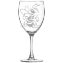 West Virginia State University Polar Camel 10 1/2 oz. Wine Glass