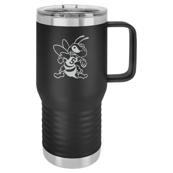 West Virginia State University Polar Camel 20 oz. Travel Mug with Slider Lid