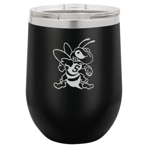 West Virginia State University Polar Camel 12 oz. Stemless Wine Tumbler