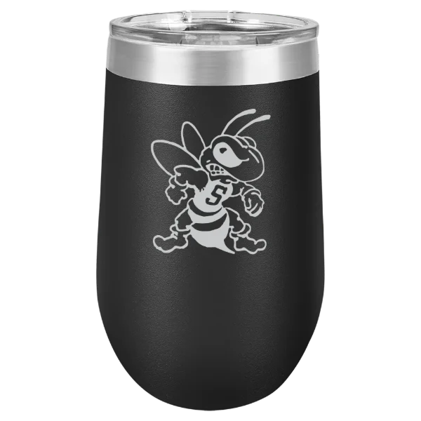 West Virginia State University Polar Camel 16 oz. Stemless Wine Tumbler