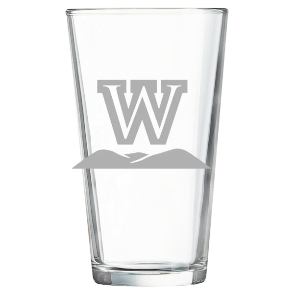 West Virginia Wesleyan College Polar Camel 16 oz. Pint Mixing Glass
