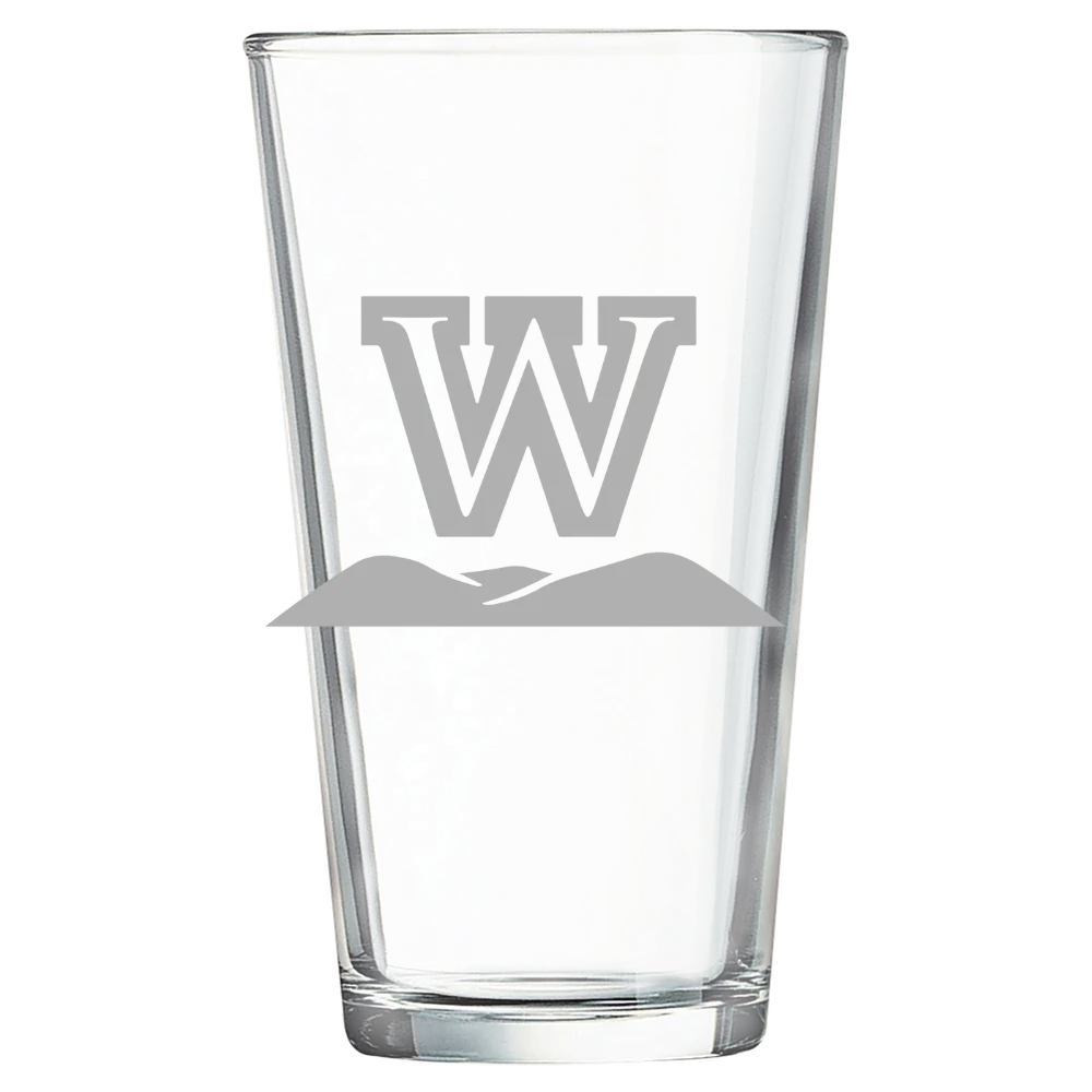 West Virginia Wesleyan College Polar Camel 16 oz. Pint Mixing Glass